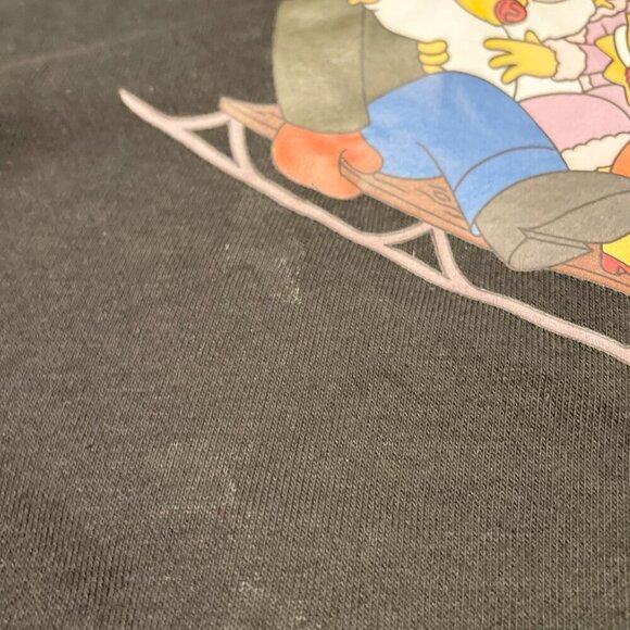 Adidas The Simpsons Homer Family Graphic Hoodie Black Sweater Hooded Mens Small - Picture 3 of 16